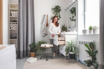 Contemporary Bathroom Storage